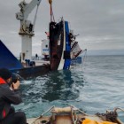 Avril 2020 Renflouement du Lizel Vor en Baie de Saint Brieuc